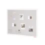 48"x36" White Cork Board with Linen Surface – Stylish Wall-Mounted Bulletin Board for Home, School, Office – Elegant & Functiona