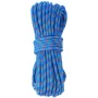 10.2mm Dynamic Climbing Rope, 40M(131ft) Outdoor Rock Climbing Rope 25KN Breaking Tension, Stretchable Fiber Rope with Steel Sna