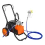 Diaphragm Airless Paint Sprayer, 1700 W Efficiency Cart Airless Paint Sprayer, 3000 psi High Pressure Paint Airless Sprayer, wit