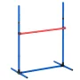 Dog Agility Training Equipment, 5 PCS Set with Adjustable High Hurdles,6 Weave Poles, Tunnel, Jump Ring, Pause Box, Whistle, Fol