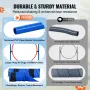 Dog Agility Training Equipment 7 Pcs Set W/ Hurdles 2 Tunnels