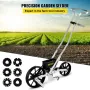 Garden Seeder, Metal Precision Garden Push Seeder med 6