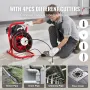 Dræner renere maskine dræning snegle 75ft x 3/8 tommer manual