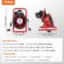 Dræner renere maskine dræning snegle 75ft x 3/8 tommer manual