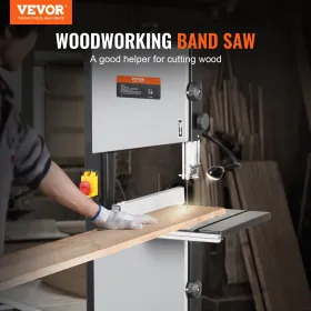 Bandsav med Stand Benchtop Bandsaw 9.65 i 370W to-trins justerbar