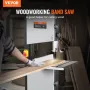 Bandsav med Stand Benchtop Bandsaw 9.65 i 370W to-trins