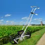 Garden Seeder, Metal Precision Garden Push Seeder med 6