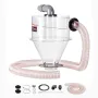 Cyclone Dust Separator, 4" Retrofit Cyclone Separator for Dust Collectors, ABS Dust Deputy With 2" Hole O.D. Connector & Hose fo