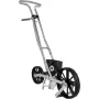 Garden Seeder, Metal Precision Garden Push Seeder With 6 Seed Plates, Walk-Behind Row Crop Planter, Manual Garden Lawn Spreader 