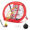 Golf Chipping Net, Pop Up Golf Practice Net, Portable Indoor Outdoor Home Golf Hitting Aid Net med Target and Carry Bag, for