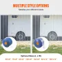 Strip Curtain PVC Door Curtain 4997.4 cm x 20.3 cm Roll Cooler Freezer Clear Plastic