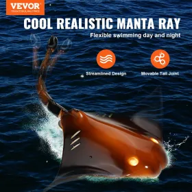 Remote Control Manta Ray Toy 2.4 GHz High Speed RC Boat Kids Adults Gift