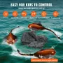 Remote Control Manta Ray Toy, 2.4GHz High Simulation Robot Manta Ray with Light, 2 Rechargeable Batteries, for Pool, Bathtub or 