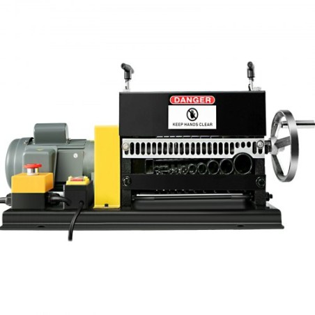 400W Electric Wire Stripping Machine, 1,5-38 mm bærbar automatisk trådstripper, kabel benchtop wire stripping maskine med 10