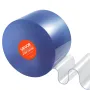 Clear PVC Strip Curtain, 45.7 m Length x 20 cm Width, Plastic Door Strip Bulk Roll, Walk in Freezer Cooler Curtain Strips for Do