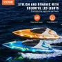 2 pcs RC Boat 2,4 GHz fjernbetjening Racing Boat 12 km/t Børn