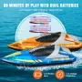 2 pcs RC Boat 2,4 GHz fjernbetjening Racing Boat 12 km/t Børn