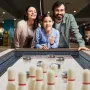 9 ft shuffleboard tabel 2 i 1 shuffleboard og bowling combo