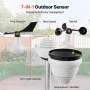 7-i-1 Wi-Fi Weather Station 7 i TFT Display Wireless Outdoor