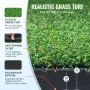 4 IN 1 Golf Hitting Mat, 5x4ft Artificial Turf Golf Hitting Mat, Thickened Golf Aids Includes 4 Interchangeable Inserts, Golf Pr