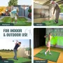 Pro 5x4ft golf, der rammer Mat Turf Golf Training Aid Indoor