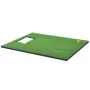 4 IN 1 Golf Hitting Mat, 5x4ft Artificial Turf Golf Hitting Mat, Thickened Golf Aids Includes 4 Interchangeable Inserts, Golf Pr