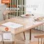 PVC Tabel Protector 24x48 Inch Clear Plastic Desk Protector 2,0
