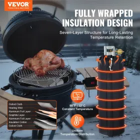 Insulated Band Style Gas Cylinder Warmer for 100 lbs Gas Tanks 280W 90 â„‰