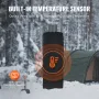 Insulated Band Style Gas Cylinder Warmer, Fits 100 lbs Gas Tanks 280W Propane Heater, -30-30°C Adjustable Temperature, Durable W