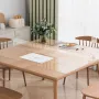 PVC Tabel Protector 54x54 tommer Clear Plastic Desk Protector