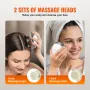 Electric Scalp Massager with Heat, Rechargeable Heated Head Massager, IPX7 Waterproof | Portable Kneading Scalp Scratcher with 8
