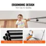 Pipe Stair Handrail, 396.2 cm Staircase Handrail, 199.6 kg Load Capacity Carbon Steel Pipe Handrail, Industrial Pipe Handrail wi