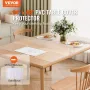 PVC Tabel Protector 24x48 tommer Frostet plastbeskyttelse 1,5