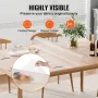 Plastic Table Cover, 24 x 48 Inch 1.5 mm Thick Frosted Table Protector, Rectangle PVC Desk Mat, Waterproof & Easy Cleaning Desk 