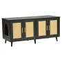 Cat Litter Box Enclosure for 2 Cats, Litter Box Furniture Hidden with Rattan Decorated Doors, Wooden Cat Box Cabinet Fit Most of