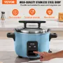 Commercial Rice Cooker, 40-Cup Rice Cooker, 8 Liter Large Rice Cooker and Warmer with Nonstick Inner Pot, Fast Cooking and 24-Ho