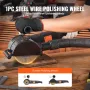 Burnishing Polishing Machine, 1300W 6 Variable Speed Surface Conditioning Tool, Handheld Electric Metal Burnishing Machine with 