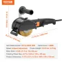 Burnishing Polishing Machine, 1300W 6 Variable Speed Surface Conditioning Tool, Handheld Electric Metal Burnishing Machine with 
