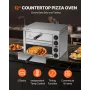 Elektrisk bordplade Pizza Ovn 12 "Justerbar temperatur 0-120min