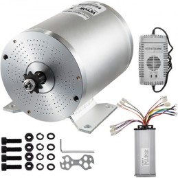 48V DC 1800 Watt Electric Brushless Motor med controller & oplader 9 Tooth T8F Chain Sprocket og monteringsbeslag til GO
