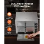 Elektrisk bordplade Pizza Ovn 12 "Justerbar temperatur 0-120min