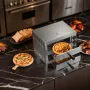 Elektrisk bordplade Pizza Ovn 12 "Justerbar temperatur 0-120min