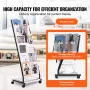 Brochure Display Stativ 6-Tier Magazine Litteratur Display
