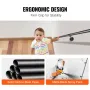Pipe Stair Handrail, 243.8 cm Staircase Handrail, 199.6 kg Load Capacity Carbon Steel Pipe Handrail, Industrial Pipe Handrail wi
