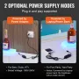 Vægmonteret LED-oplyst spiritusflaske Display Home Bar Shelf 24