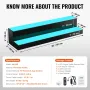 LED oplyst spiritusflaske Display Bar Shelf RF & App Control 30