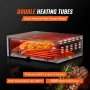 Countertop Electric Pizza Oven, 12-inch, 1500W, 0-300 °C Temp Range, Stainless Steel Construction and Easy-to-Clean Crumb Tray, 