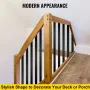 Deck Balusters Metal Deck Spindles 76 Pack 29.5" Aluminum Alloy Railing