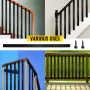 Deck Balusters Metal Deck Spindles 76 Pack 750x25x5mm