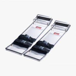 Concrete Knee Boards Stainless Steel, 28'' x 8'' Concrete Sliders, Knee Boards For Concrete, Concrete Knee Pads Pair Moving